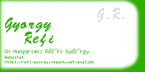 gyorgy refi business card